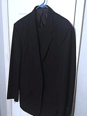 Andhurst Men Dark Bluish Gray 2 Piece Suit  42R